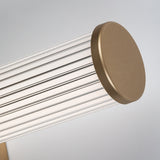 Badrumsvägglampa, Calyn, LED 8 W, 4000 K, 620 lm, L 40 cm, guldfärgad, IP44, 75104