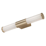 Badrumsvägglampa, Calyn, LED 8 W, 4000 K, 620 lm, L 40 cm, guldfärgad, IP44, 75104