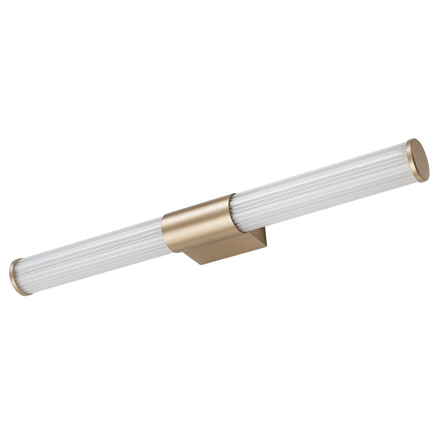 Badrumsvägglampa, Calyn, LED 15 W, 4000 K, 1450 lm, L 60 cm, guldfärgad, IP44, 75105