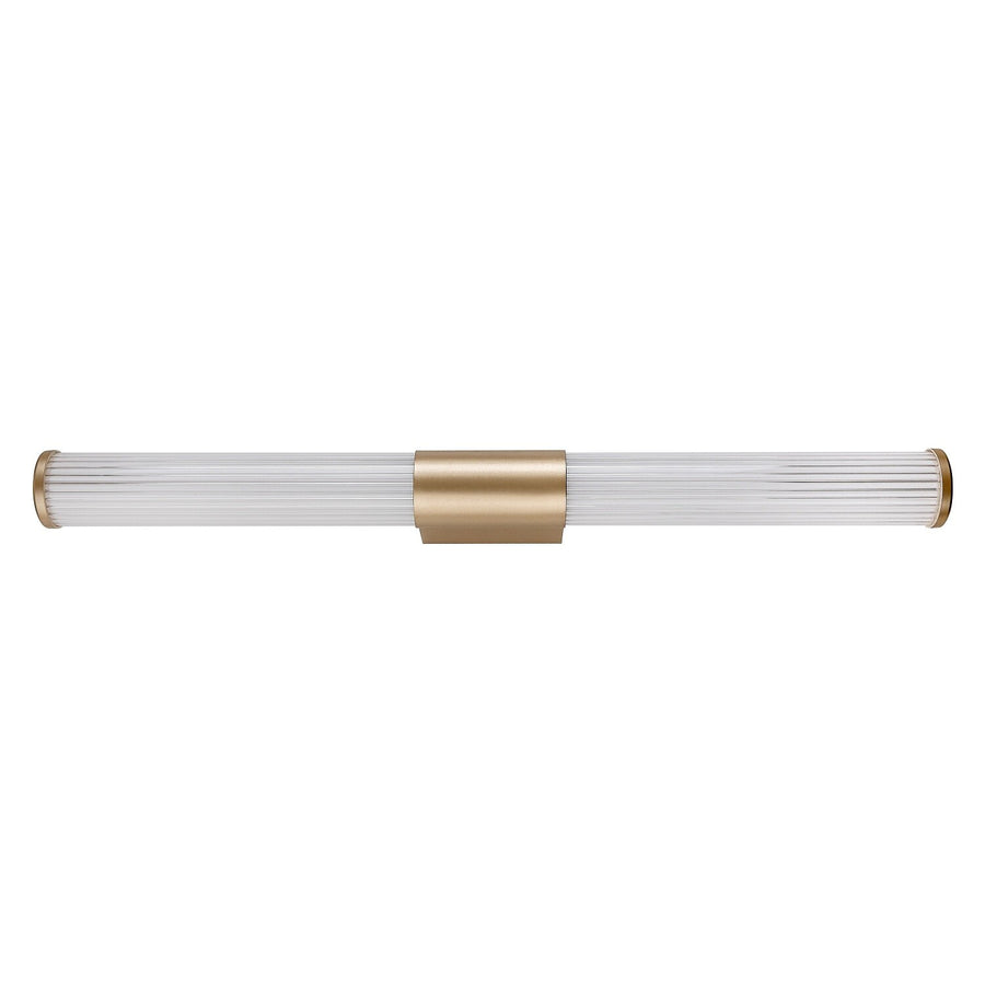 Badrumsvägglampa, Calyn, LED 15 W, 4000 K, 1450 lm, L 60 cm, guldfärgad, IP44, 75105