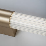 Badrumsvägglampa, Calyn, LED 15 W, 4000 K, 1450 lm, L 60 cm, guldfärgad, IP44, 75105