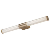 Badrumsvägglampa, Calyn, LED 15 W, 4000 K, 1450 lm, L 60 cm, guldfärgad, IP44, 75105