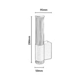 Badrumsvägglampa, Calyn, LED 6 W, 4000 K, 530 lm, H 29 cm, guldfärgad, IP44, 75106
