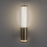 Badrumsvägglampa, Calyn, LED 6 W, 4000 K, 530 lm, H 29 cm, guldfärgad, IP44, 75106