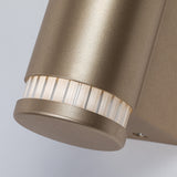 Badrumsvägglampa, Calyn, LED 6 W, 4000 K, 530 lm, H 29 cm, guldfärgad, IP44, 75106