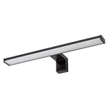 Badrumsvägglampa, Seyra, LED 8 W, 4000 K, 650 lm, L 40 cm, svart, IP44, 75112