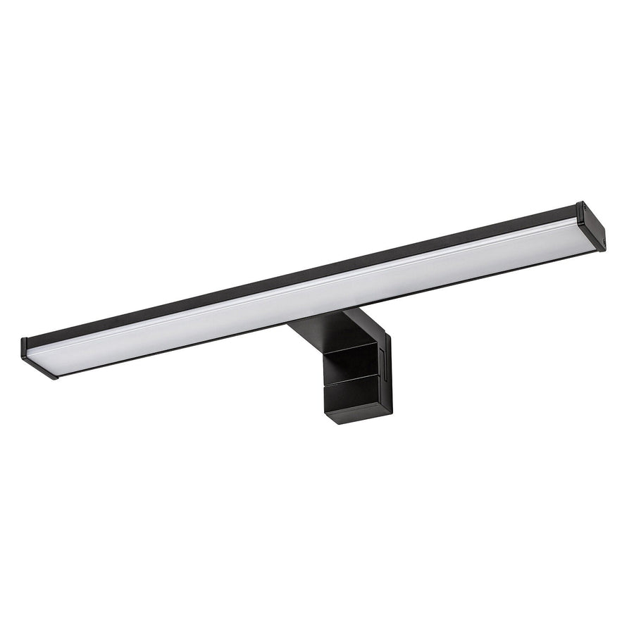Badrumsvägglampa, Seyra, LED 8 W, 4000 K, 650 lm, L 40 cm, svart, IP44, 75112