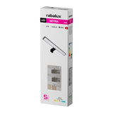 Badrumsvägglampa, Seyra, LED 8 W, 4000 K, 650 lm, L 40 cm, svart, IP44, 75112