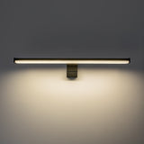Badrumsvägglampa, Seyra, LED 8 W, 4000 K, 650 lm, L 40 cm, svart, IP44, 75112