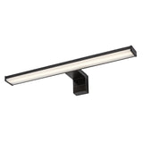 Badrumsvägglampa, Seyra, LED 8 W, 4000 K, 650 lm, L 40 cm, svart, IP44, 75112