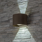 Utomhusvägglampa, Virna, LED 5 W, 420 lm, färgtemperatur 2700, 4000, 6500 K, IP54, grå-beige, 77217