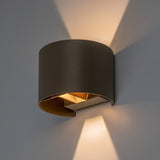 Utomhusvägglampa, Virna, LED 5 W, 420 lm, färgtemperatur 2700, 4000, 6500 K, IP54, grå-beige, 77217