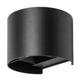 Utomhusvägglampa, Virna, LED 5 W, 420 lm, färgtemperatur 2700, 4000, 6500 K, IP54, svart, 77218