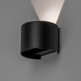 Utomhusvägglampa, Virna, LED 5 W, 420 lm, färgtemperatur 2700, 4000, 6500 K, IP54, svart, 77218