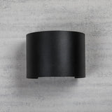 Utomhusvägglampa, Virna, LED 5 W, 420 lm, färgtemperatur 2700, 4000, 6500 K, IP54, svart, 77218