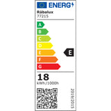 Utomhusvägglampa, Urfa, LED 18 W, 1800 lm, färgtemperatur 2700, 4000, 6500 K, H 16 cm, IP65, grå-beige, 77215