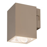 Utomhusvägglampa, Urfa, LED 9 W, 900 lm, färgtemperatur 2700, 4000, 6500 K, H 11,5 cm, IP65, grå-beige, 77216