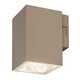 Utomhusvägglampa, Urfa, LED 9 W, 900 lm, färgtemperatur 2700, 4000, 6500 K, H 11,5 cm, IP65, grå-beige, 77216