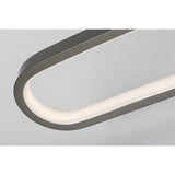 Badrumsvägglampa, Odran, LED 18 W, 1350 lm, 4000 K, L 60 cm, gunmetal, IP44, 75115