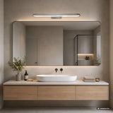 Badrumsvägglampa, Odran, LED 18 W, 1350 lm, 4000 K, L 60 cm, gunmetal, IP44, 75115