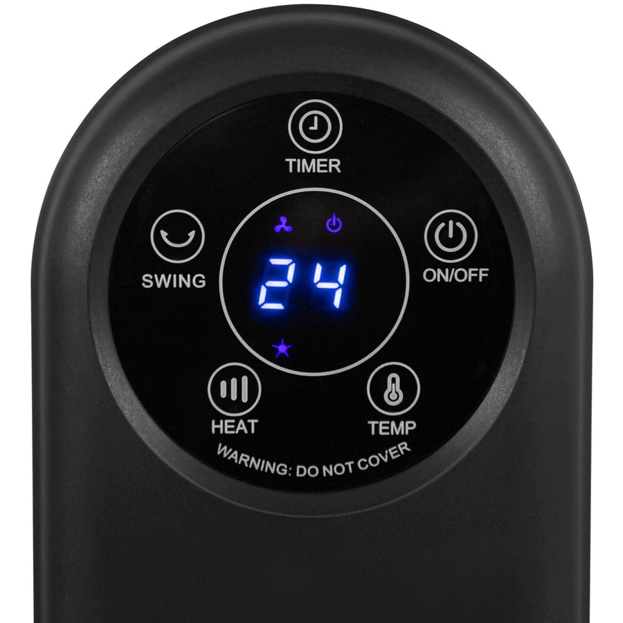 Blow-värmare, effekt 2000 W, 3 effektnivåer, temperaturreglering, timer, fjärrkontroll, 44-905#