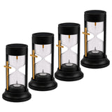 Solcellsdriven gravljus, Evighetens timglas, LED 0,08 W, drifttid 20 000 timmar, maxljusstyrka 3 lm, 77199, Znicz-lux, 4 stycken