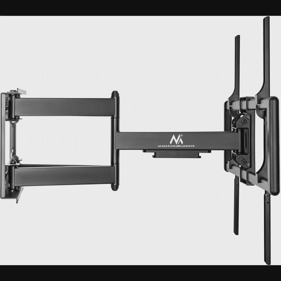 Ekonomiskt TV-fäste Maclean, max VESA900x600, 60-120", 120kg, svart, MC-482