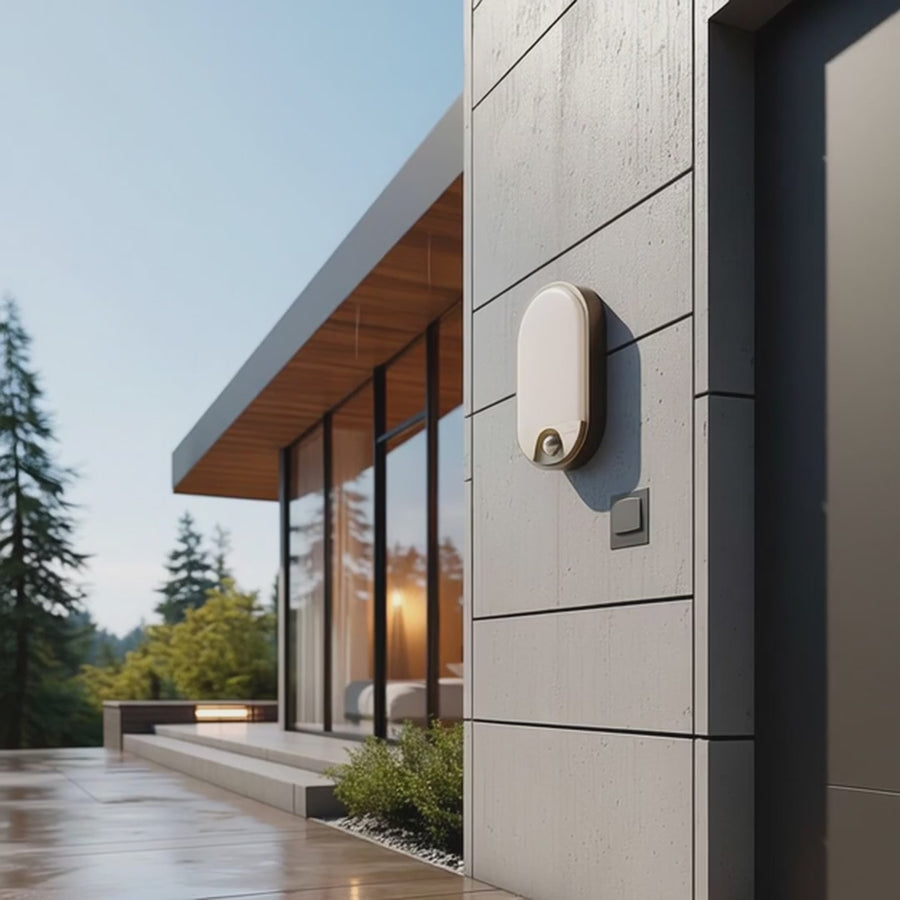 Maclean MCE340 infraröd sensor LED vägglampa Motion Dusk Sensor Light Lighting Energy Saving