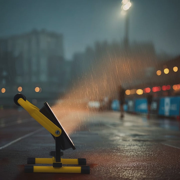 Maclean MCE652 Golvstativ För LED-Strålkastare Arbetsbelysning Stativ Strålkastarstativ Roterbart Stål (För MCE550 / MCE650)