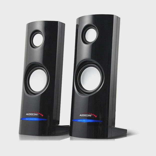 Datorhögtalare 8W USB strömförsörjning Svart Audiocore AC860