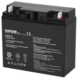 Underhållsfritt Vipow 12V 20Ah gelbatteri mått 181 x 77 x 167 mm