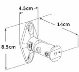 Maclean MC-528 väggmontering av högtalarfäste 2 PCS Justerbar universell solid
