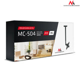 Takmonterat TV-fäste 23-42" 50 - 85 cm 30kg Maclean MC-504A B svart