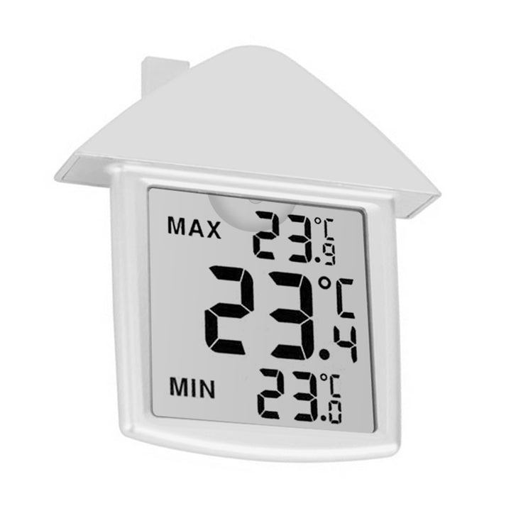Perel digital termometer, inomhus/utomhus, tydlig LCD-display, WC216