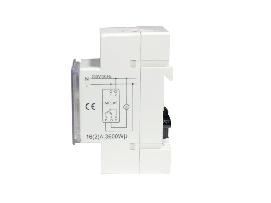Maclean digital timer, DIN-skena, 10 program, max 156 program, 3600W, MCE09