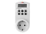 Maclean digital timer, f. slump, timer, 10 prog, max 156 program, tyskt uttag, 3600W, MCE05G