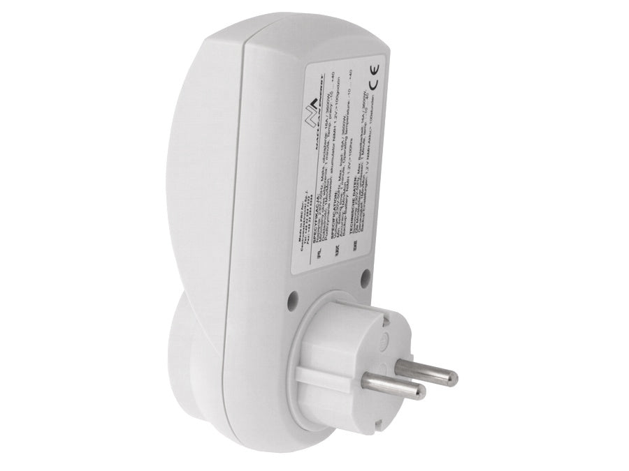 Maclean digital timer, f. slump, timer, 10 prog, max 156 program, tyskt uttag, 3600W, MCE05G