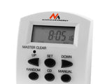Maclean digital timer, f. slump, timer, 10 prog, max 156 program, tyskt uttag, 3600W, MCE05G