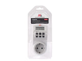 Maclean digital timer, f. slump, timer, 10 prog, max 156 program, tyskt uttag, 3600W, MCE05G