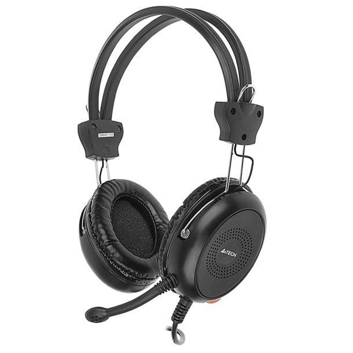 A4TECH HS-30 ComforFit Stereo Headset Hörlurar On-Ear Hörlurar 40mm Driver Svart