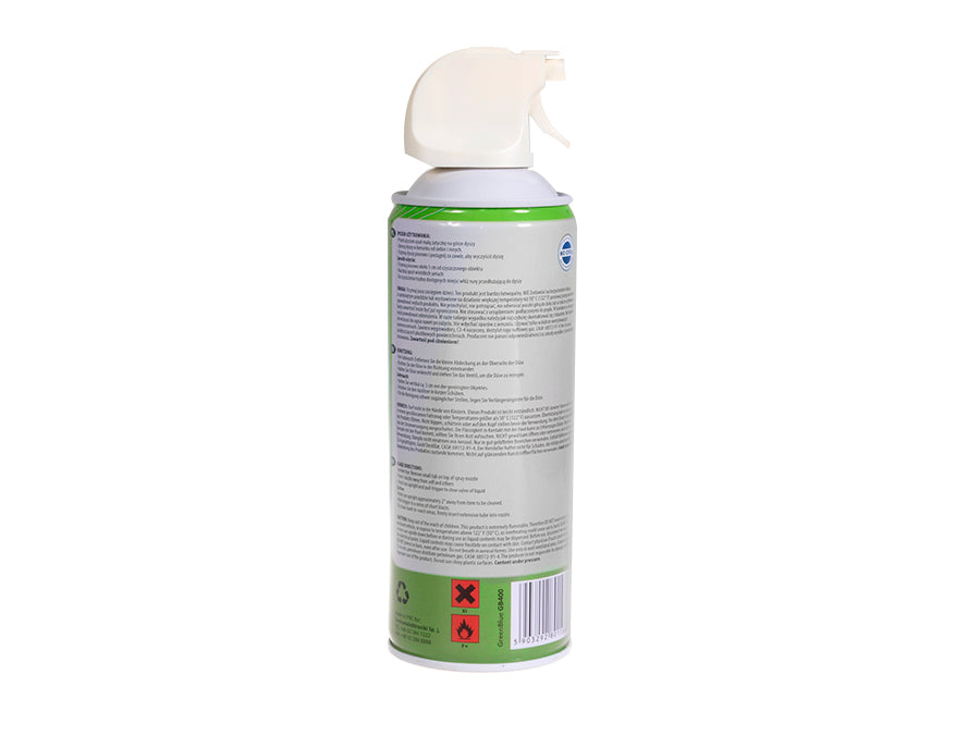 GreenBlue GB400 Compressed Air Duster Gas Spray 400ml Ozone Friendly Aerosol Can Tube PC Laptop Cleaner