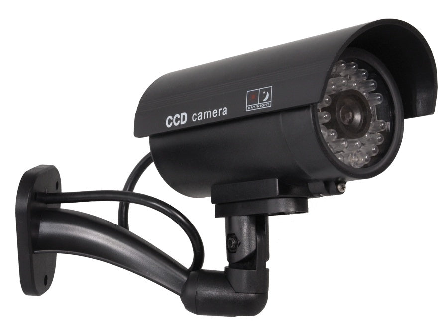 Realistisk dummy-kamera IR9000 B IR med blinkande LED