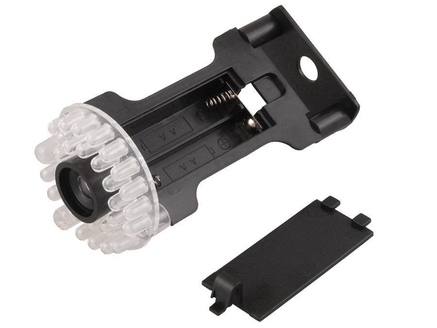 Realistisk dummy-kamera IR9000 B IR med blinkande LED