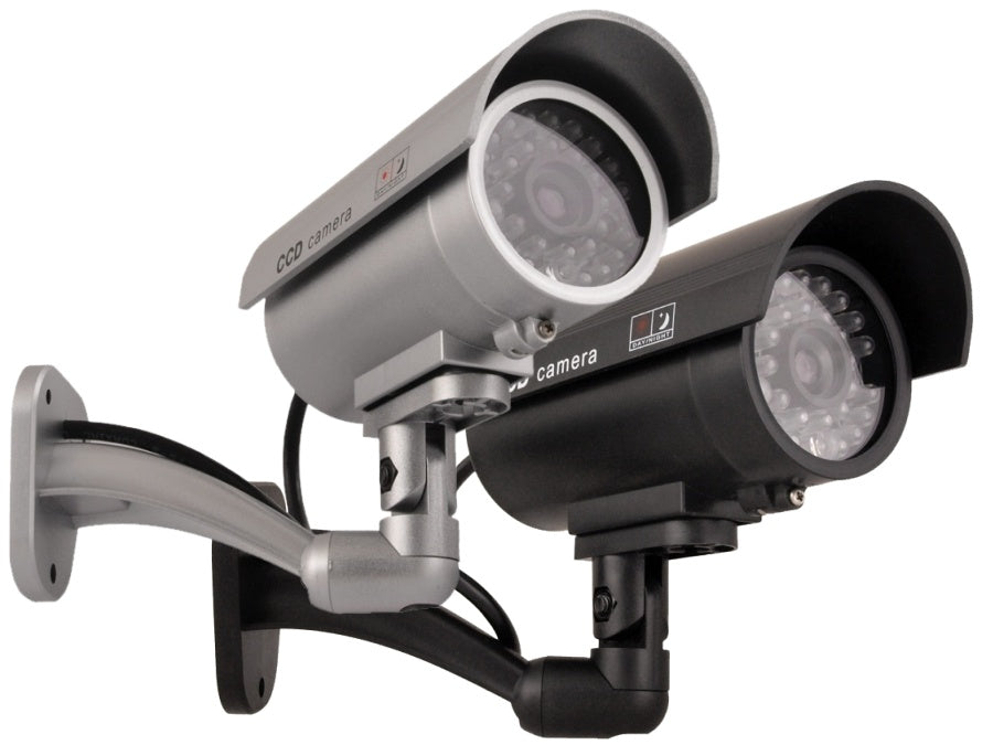 Realistisk dummy-kamera IR9000 B IR med blinkande LED
