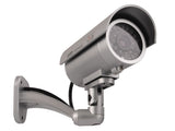 Dummy-kamera IR9000 S med IR och LED silverfärg