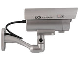 Dummy-kamera IR9000 S med IR och LED silverfärg