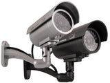 Dummy-kamera IR9000 S med IR och LED silverfärg