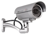 Dummy-kamera IR9000 S med IR och LED silverfärg