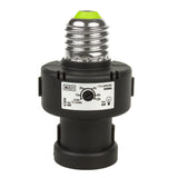 Maclean E27-lamphållare, 100W, med skymningssensor, timer, MCE21B