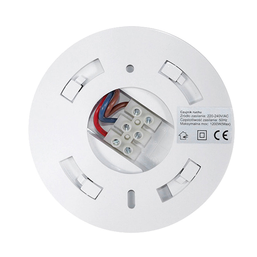 Maclean PIR rörelsedetektor, tak, 1200W, räckvidd 6m, MCE19